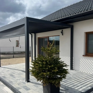 Pergola Nordvic Skyline 3x4 z roletą 4 m